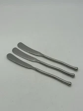 Gourmet Settings GS 18/10 Stainless Steel Butter Knife Spreaders  (Set of 3)