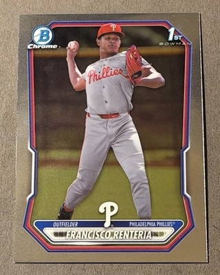 2026 Bowman Chrome BCP-163 Francisco Renteria 1st Bowman Prospect Phillies