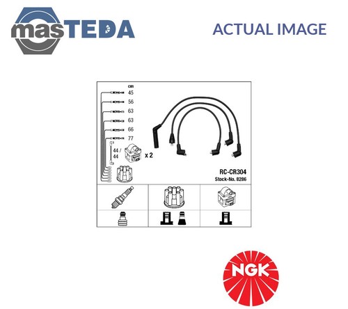 8286 IGNITION CABLE SET LEADS KIT NGK FOR CHRYSLER LE BARON,VOYAGER II,VOYAGER I - Picture 1 of 6