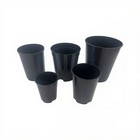 Deep Rose Pots 1, 2, 3, 4, 7 Litre Plant Flower Pot Tall Root Black Strong