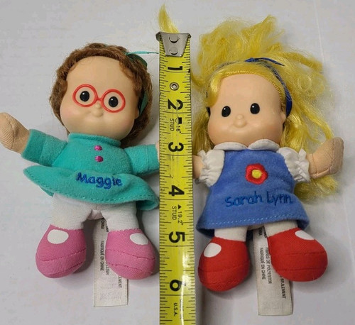 Fisher Price Little People Maggie & Sarah Lynn Stoffpuppe Kunststoffkopf 6 Zoll - Bild 14 von 14