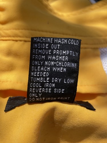Nautica 83 Swim/shorts Trunks Blue/white/Yellow Drawstring Pocket Men.34” waist. - Picture 5 of 10