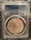 PCGS MS63 1902-O Morgan Silver Dollar New Orleans $1 Coin 90% Silver