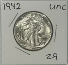 1942 Walking Liberty Half Dollar Coin