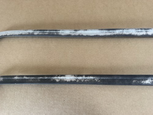 1987-93 Ford Mustang Hatchback Rear Window Trim Set Black OEM 88 89 90 91 92 - Picture 6 of 22