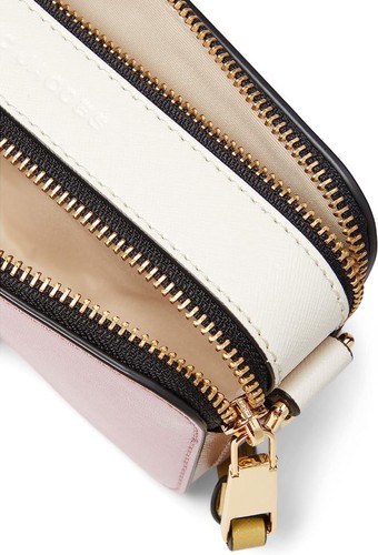 Marc Jacobs Snapshot couleur bloquée bandoulière lilas multi taille unique H172L01SP22-99 - Photo 3/7