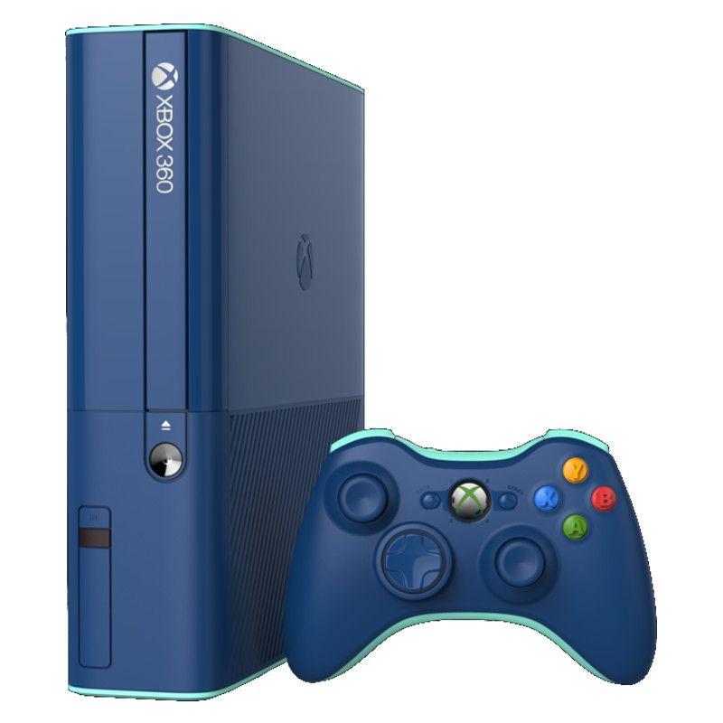 Microsoft Xbox 360 E - 250GB - Blue Console - Good Condition