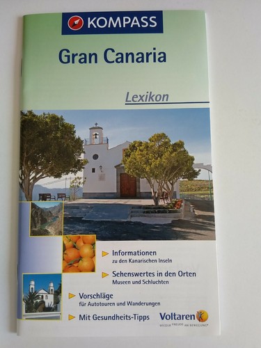 Wanderkarte Gran Canaria Kompass 237 + LEXIKON Kanaren Spanien wandern Rad - Bild 2 von 2