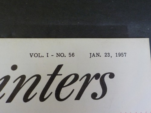 EMD Pointers 1957 January 23 Vol 1 # 56 Firing order name plate for the 8/567C - Picture 4 of 7