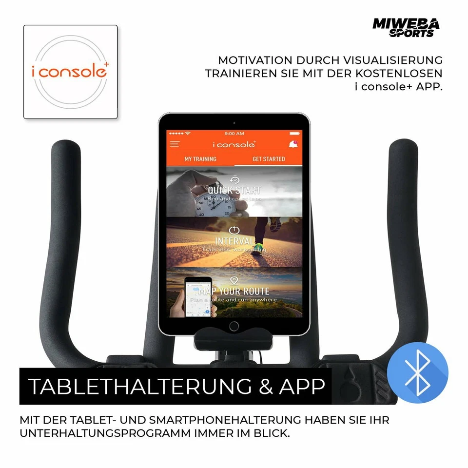 Miweba Profi Indoor Cycling MS400 Heim Trainer Home Cycle Ergometer Fitness Bike - Bild 4 von 4