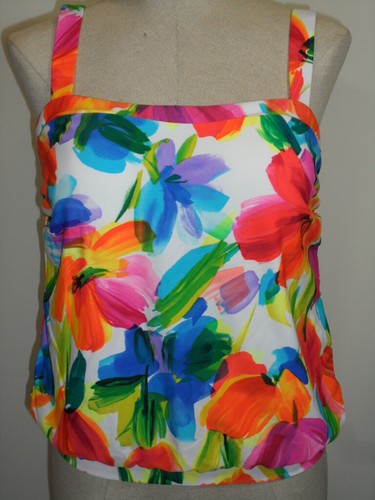 Neu mit Etikett Miraclesuit Damen-Tankini mit Bandunterteil Softcup Schwimmen Oberteil Größe 8-20W 89 $ - Bild 7 von 12