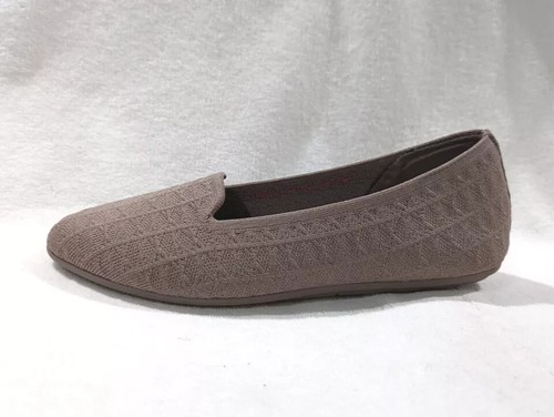 New SKECHERS Women's Cleo 2.0 Look At You Taupe Brown Slip On Flats, Size 9 - Imagen 4 de 9