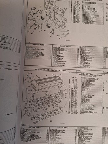 Jaguar XJ40, 2,9 & 3,6 Liter Parts Catalogue 1989, Teile Katalog, Daimler - Bild 4 von 4