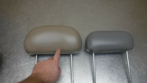 Asiento trasero Ford Excursion 00-05 segunda fila reposacabezas reposacabezas cuero tostado DE GRAN TAMAÑO - Imagen 4 de 4
