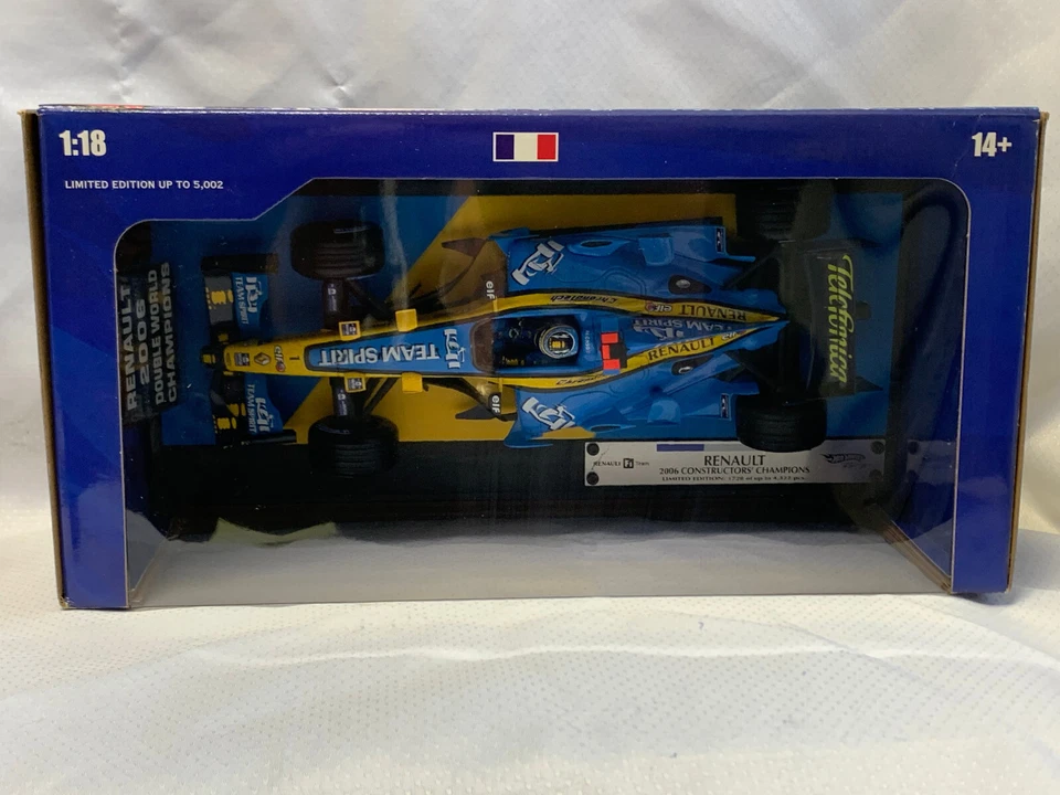 Renault F1 Team '06 Constructors Champions 2007 Hot Wheels edición limitada 1728 nuevo en caja Foto 2 de 4