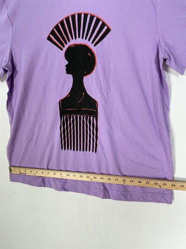 Camiseta Black History Month Mujer XXL Gráfico Manga Corta Suave Púrpura  - Imagen 4 de 12