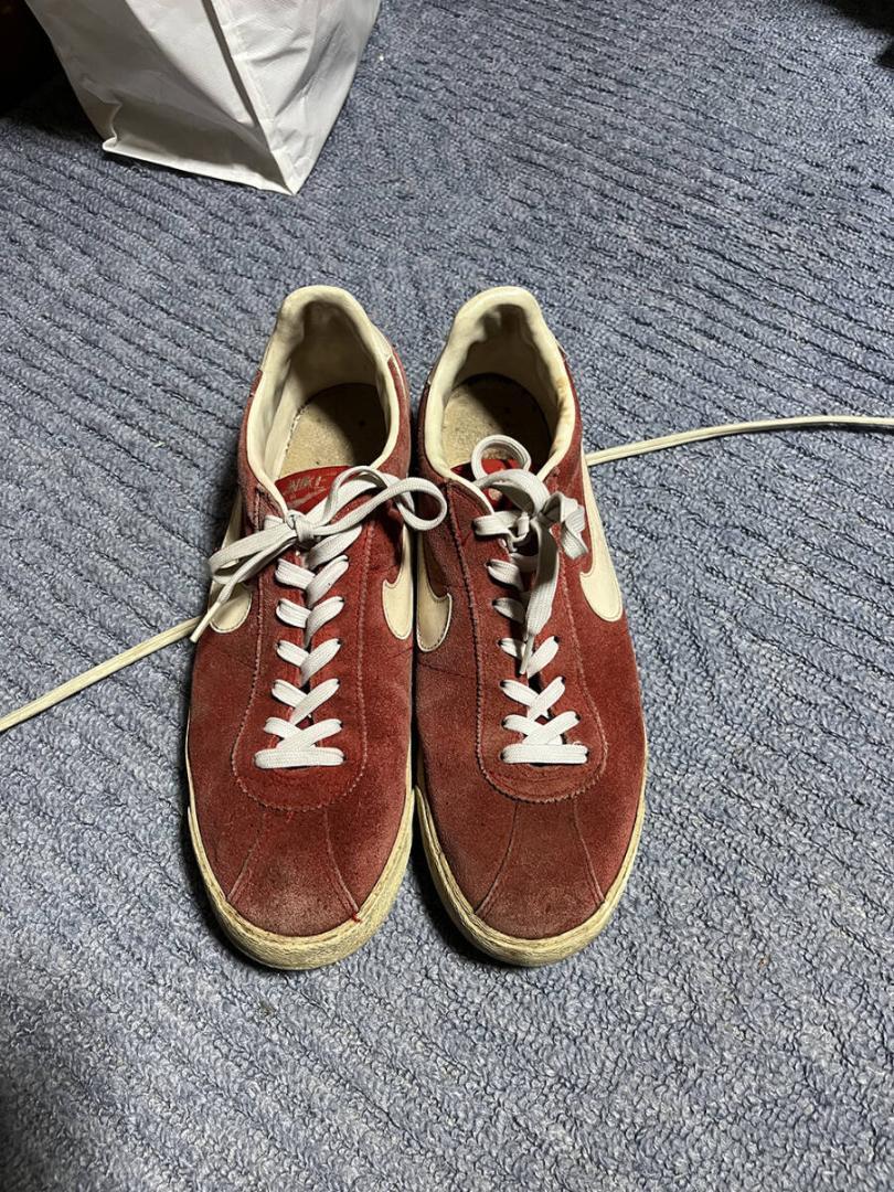 NIKE BRUIN SUEDE RED US11.5 Made in Thailand 90s Vintage Used
