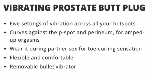 Fun Factory Duke Prostate Vibrator Blue Silicone Wearable w/ Partners or Solo - Picture 6 of 7