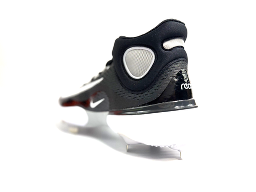 Botines de béisbol Nike Alpha Huarache Elite 4 Mid negros blancos para hombre talla 7 DJ6520-011 - Imagen 10 de 13