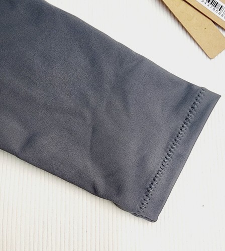 SKIMS Women's SWIM LONG SLEEVE SHRUG - GUNMETAL - (MEDIUM) NEW - Picture 6 of 11