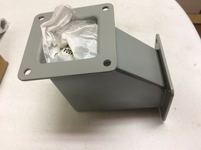 Hoffman F-22WE90 90 Degree Elbow Wireway Mounting Face 3.88/"x3.88/" Steel NEW