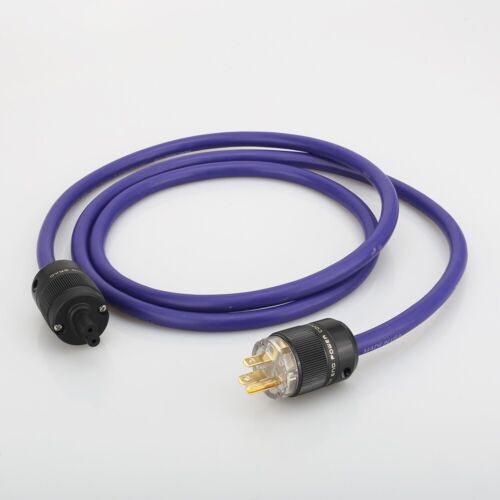 New PREFFAIR Reference 2 US/ Schuko Power Cord Cable With Figure 8 IEC C7 Female - Picture 1 of 9