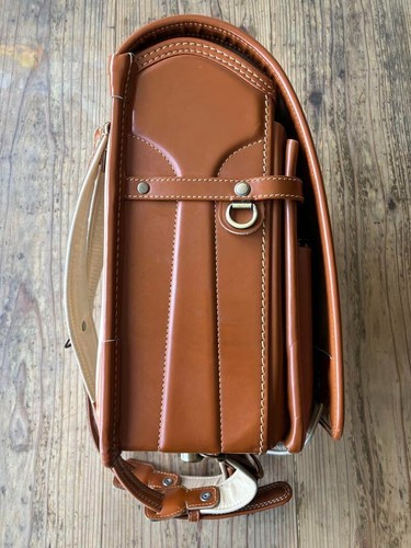 Randoseru Tsuchiya Kaban Japanese Kid's School Bag Backpack Light Brown Cordovan - Picture 6 of 20