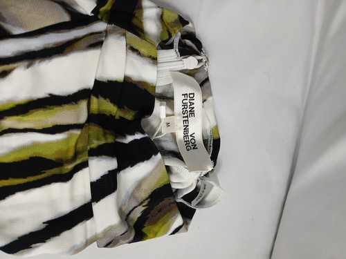  DVF Apollo Dress Zebra Mist  Size M - Picture 10 of 10