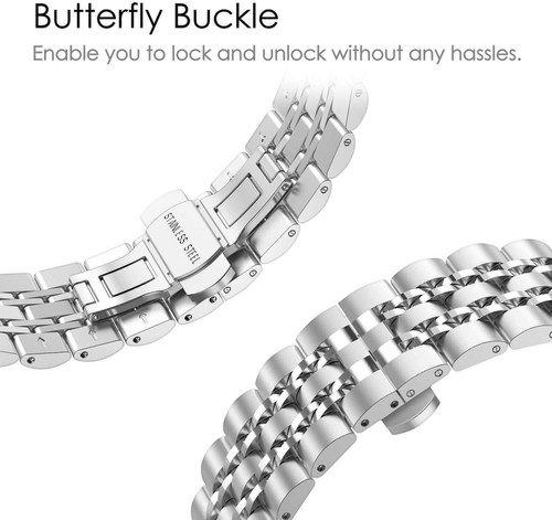 Edelstahl Metall Armband Für Garmin Fenix 7 7X 6 6X 5 Pro Solar 5X 3 HR Quickfit - Picture 15 of 32