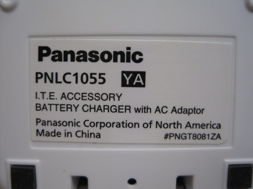 Panasonic PNLC1055 Cargador de teléfono inalámbrico con adaptador de CA PNLV233 - Imagen 6 de 7