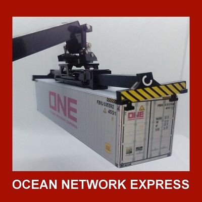 One Ocean Network Express (grau) 40 Fuß x 4 Jetzt kaufen & KOSTENLOS 20 Fuß HO Stärke 1:87