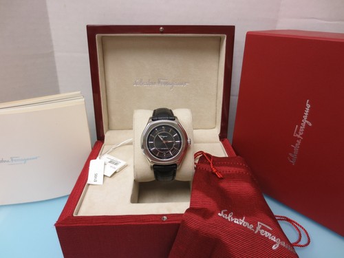 Ferragamo Men's FQ1010013 Lungarno Stainless Swiss Automatic ETA 2824-2 Watch - Picture 2 of 3