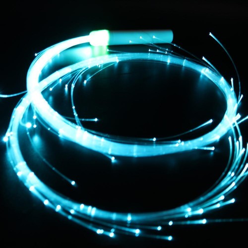 LED Fiber Optic Whip Swivel - Super Bright Light Up Flow Lace Toy Dance Fe U K1 - Picture 9 of 21