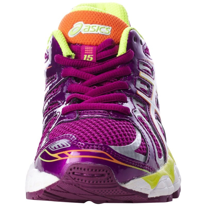 ASICS C326N.3701 GEL NIMBUS 15 GS Jr s M Scarpe da corsa sintetiche vino giall
