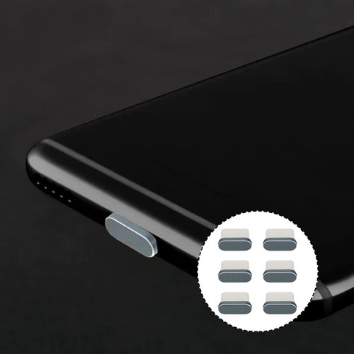 6 Pcs Phone Plug Anti- Plug Aluminum Alloy Cover Phone Plug Phone - 第 10/12 張圖片