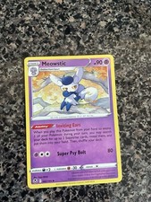 Pokémon TCG Meowstic Sword & Shield - Silver Tempest 082/195 Regular Uncommon