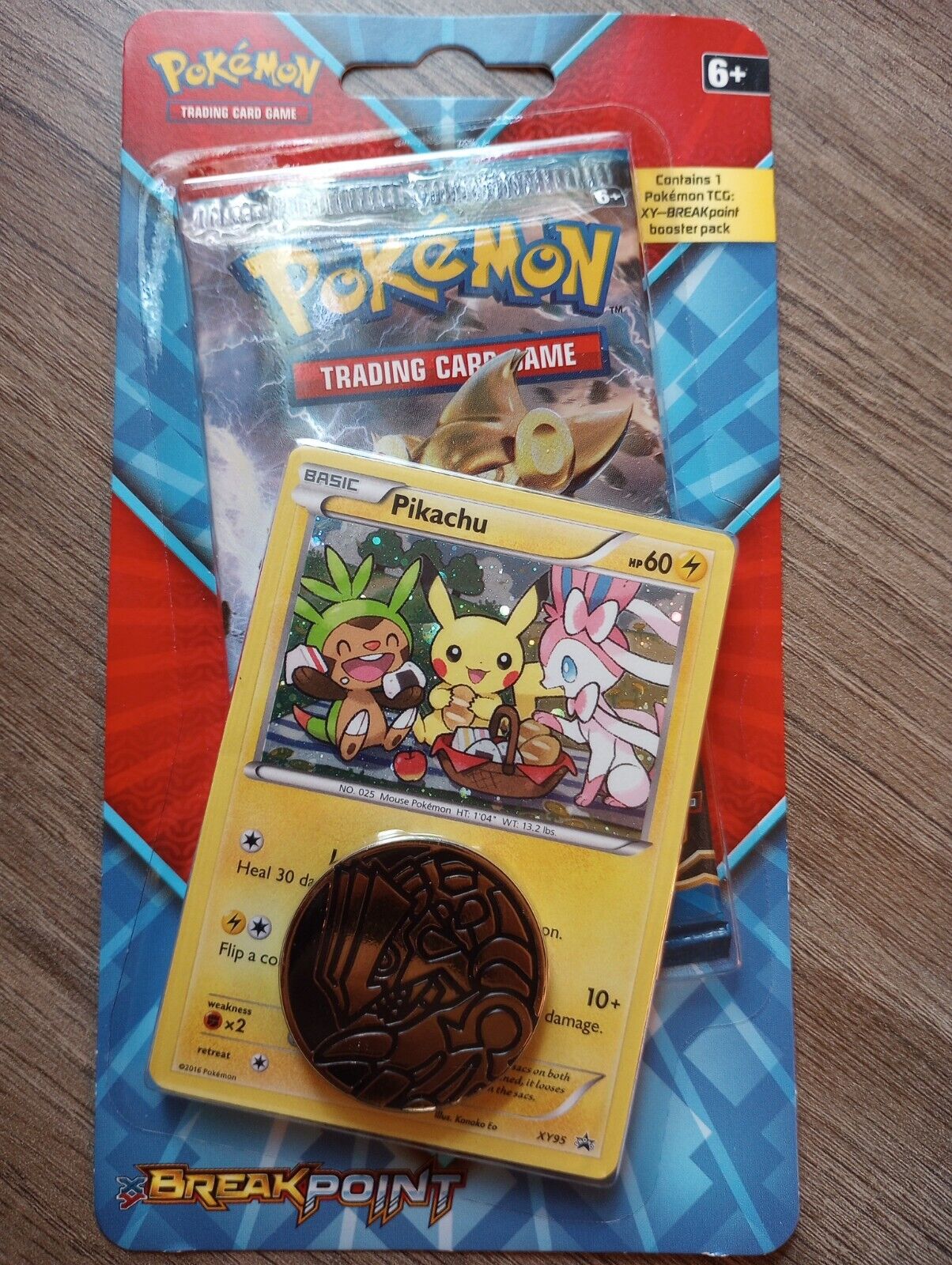 Pokemon TCG Breakpoint Checklane Blister Pack Pikachu Promo XY95