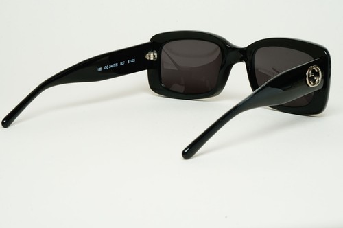 Gucci Sunglasses 1997 Vintage Black Square Retro GG 2407/S 807 51mm 110225 - Picture 11 of 12