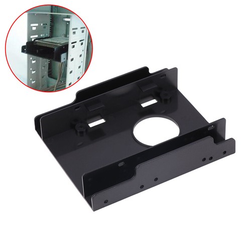 1 Set Dual Desktop SSD Mounting Bracket 2.5 To 3.5 Inch Hard Disk Bracket - Bild 9 von 12