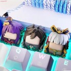 Genshin Impact Raiden Shogun Paimon 3D Resin Keycap For Mechanical Keyboard