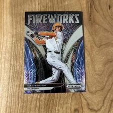 2021 Panini Prizm Draft Picks Fireworks Insert # F-MF Max Ferguson