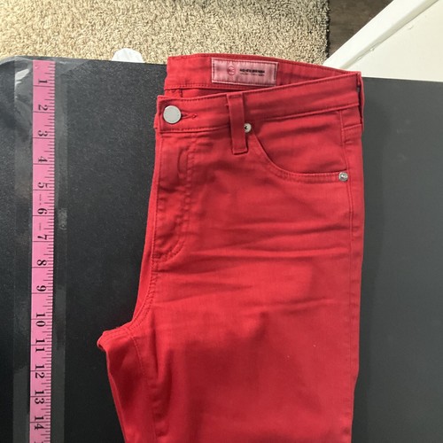 AG Adriano Goldschmied Gr. 29 rot Prima Ankle Cigarette Jeans Hose - Bild 11 von 16