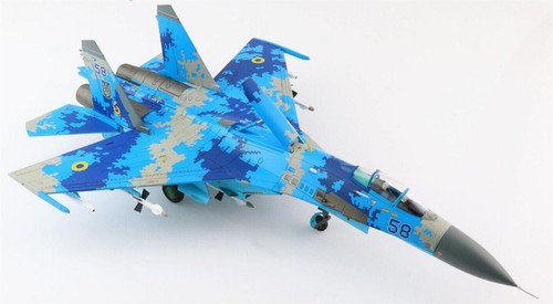 Hobby Master 1/72 Su-27 Flanker-B Ukrainian Air Force Blue 58 Ukraine HA6015 - Picture 5 of 5