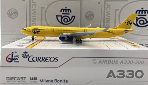 CORREOS Cargo A330-300 EC-LXA JC Wings 1:400 Scale DIECAST LH4282 Milana Bonita - Picture 2 of 24