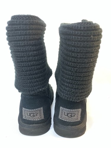 UGG Australia klassische schwarze Damenstiefel Strickschuhe Größe 6 68 $ OBO!{ch} - Bild 4 von 9