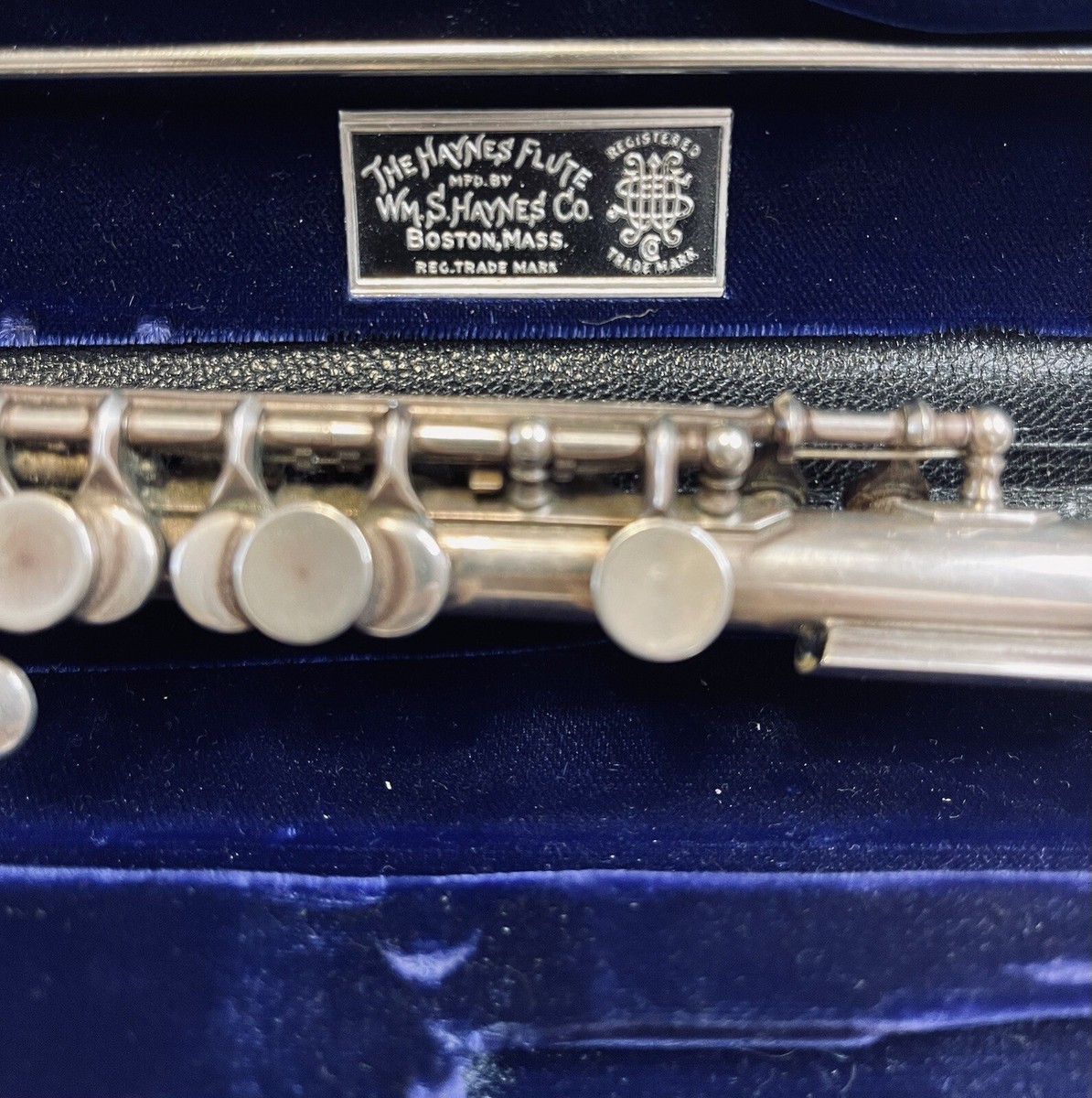 【希少品】 Wm.S.HAYNES Co HAYNES STD CC フルート Vintage Wm S Haynes Flute, 1950, Closed Hole Flute, C Foot