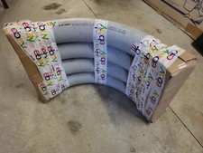 4pcs Prime 4" PVC gray Conduit Ell 24" radius 90 degree schedule 40 elbow rigid 