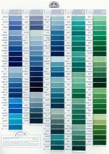 BRAND NEW DMC color chart with real thread. - Picture 2 of 5
