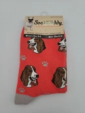 Sock Daddy Basset Hound Dog Socks Fun Novelty Dress Casual Unisex One Size