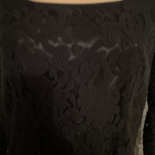 NEXT UK 8 LADIES BLACK LACE DRESS NEW - Picture 3 of 8